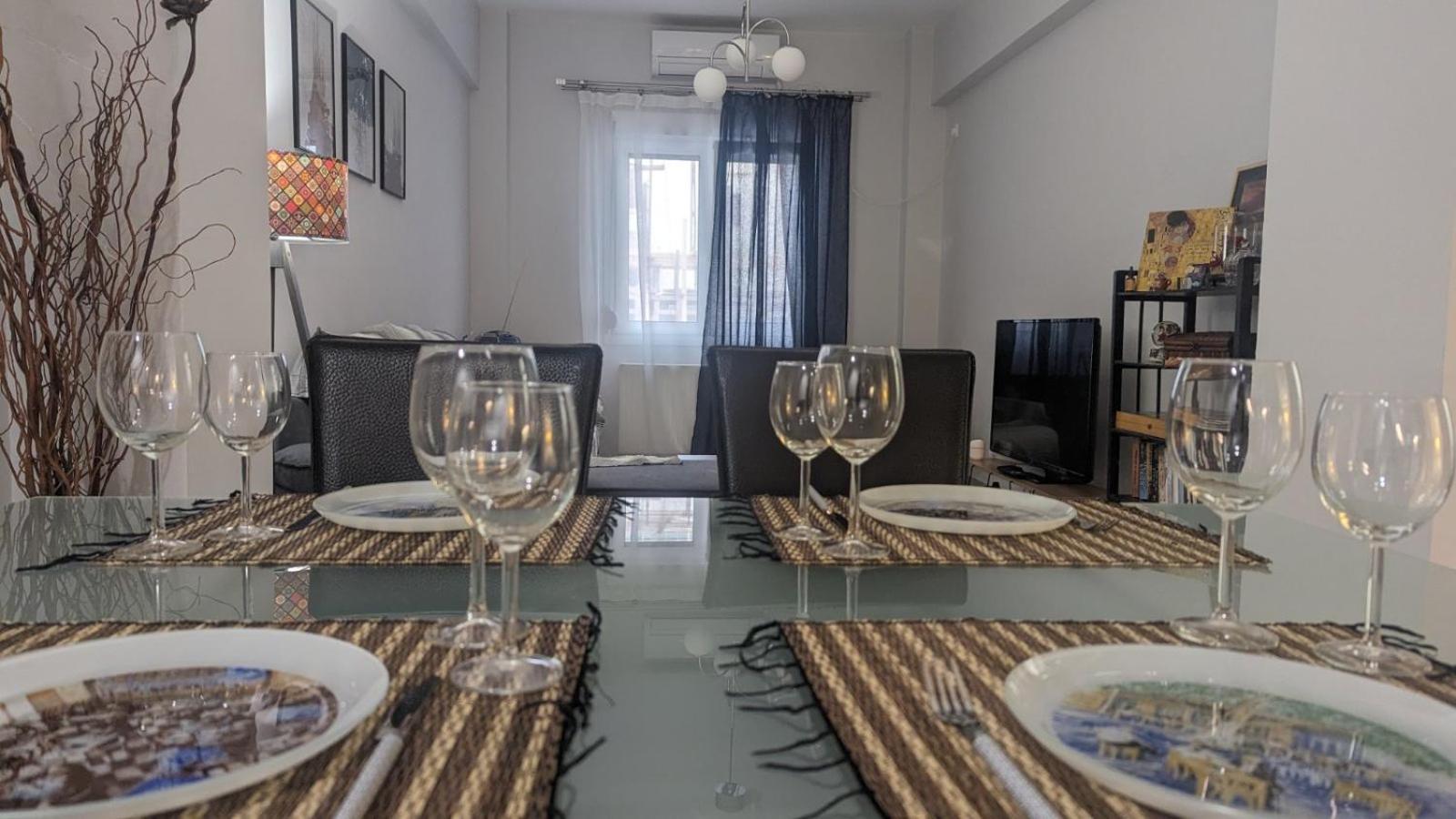 Luxury & Spacious Apartment In Atene Esterno foto